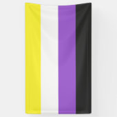 NonBinary Flag Spandoek (Verticaal)