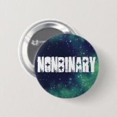 Nonbinary  Galaxy Identiteit Ronde Button 5,7 Cm (Voorkant /achterkant)