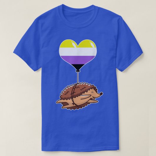 Nonbinary hedegel seual Identity Nonbinary gend T-shirt (Design voorkant)