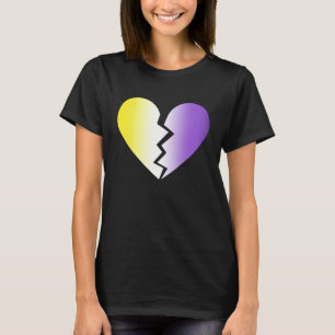 Nonbinary LGBTQ Breken de Gothic van de Valentijns T-shirt
