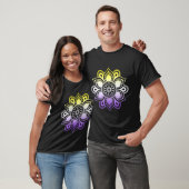 Nonbinary LGBTQ Subtle Yoga Mandala Enby NB LGBT T-shirt (Unisex)