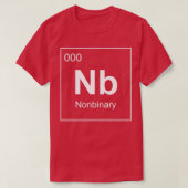 Nonbinary Nb Element White  T-shirt (Design voorkant)