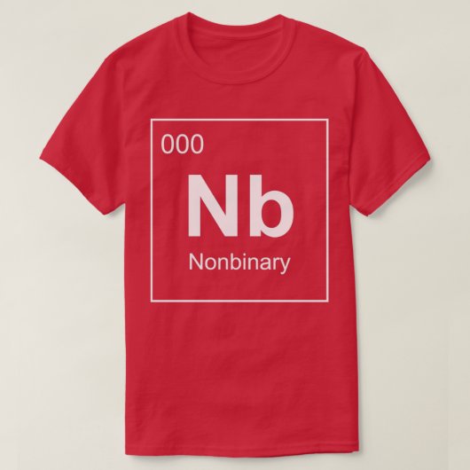 Nonbinary Nb Element White  T-shirt (Design voorkant)