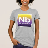 Nonbinary Periodic Tabel T-shirt (Voorkant)