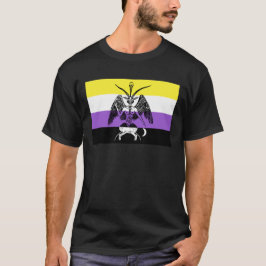 Nonbinary Pride Baphomet T-shirt