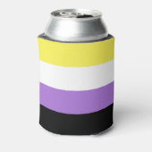 Nonbinary Pride Blikjeskoeler (Blikje Achterkant)