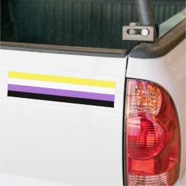 Nonbinary Pride Bumpersticker