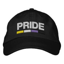 Nonbinary Pride Embroided Baseball Pet