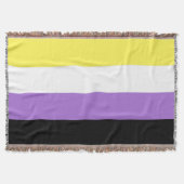 Nonbinary Pride Flag Deken (Voorkant)