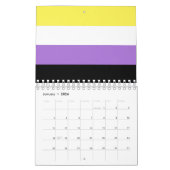 Nonbinary Pride Flag Kalender (Jan 2026)