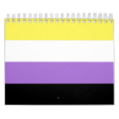 Nonbinary Pride Flag Kalender (Hoes)