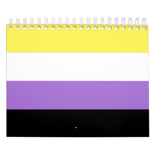 Nonbinary Pride Flag Kalender (Hoes)