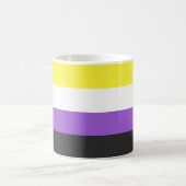 Nonbinary Pride Flag Koffiemok (Center)