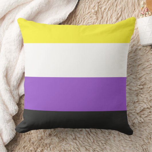 Nonbinary Pride Flag Kussen (Deken)
