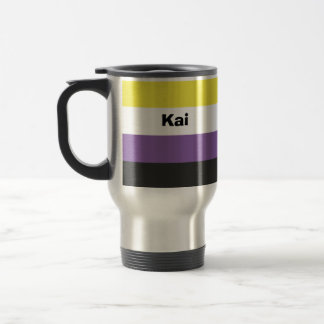 Nonbinary Pride Flag Name of Monogram Reisbeker
