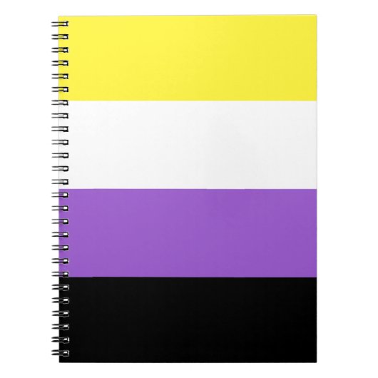 Nonbinary Pride Flag Notitieboek (Voorkant)