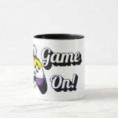 Nonbinary Pride Game On Tiger Paw Controller Mug (Centre)