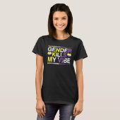 Nonbinary Pride Gendervloeide Gender Rights Non Bi T-shirt (Voorkant volledig)