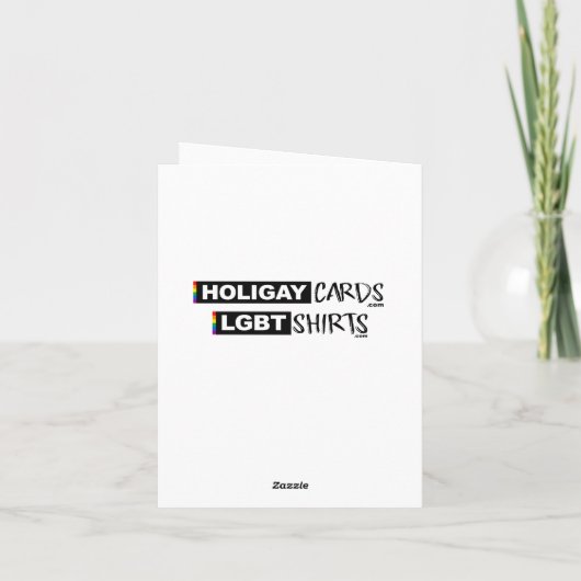 Nonbinary Pride Holigay Tree Feestdagen Kaart (Achterkant)