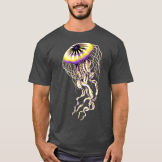 Nonbinary Pride Realistic Jellyfish T-shirt