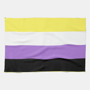 Nonbinary Pride Vlag Theedoek