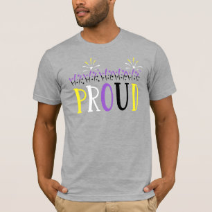 Nonbinary PROUD Vuurwerk LGBTQ T-shirt