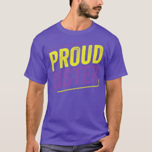 NonBinary Trots Zuster LGBT Enby Zuster Ally T-shirt