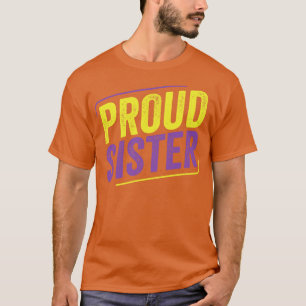 NonBinary Trots Zuster LGBT Enby Zuster Ally T-shirt