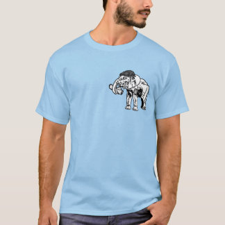 Nonchalant Jumbo T-shirt (Hemelsblauw)