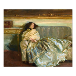 Nonchaloir, Respons door John Singer Sargent Foto Afdruk