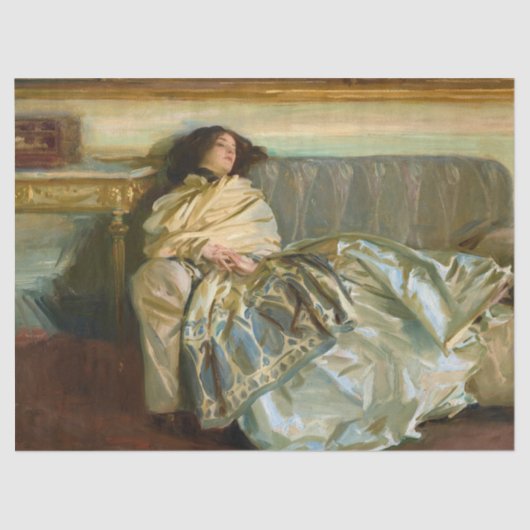 Nonchaloir, Respons door John Singer Sargent Tissuepapier (Voorkant)
