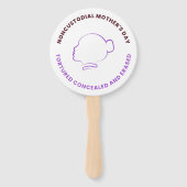 Noncustodial Mothers Biggest Fans Handwaaier (Voorkant)