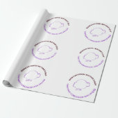 Noncustodial Mother's Day Wrapping Paper Cadeaupapier (Uitgerold)