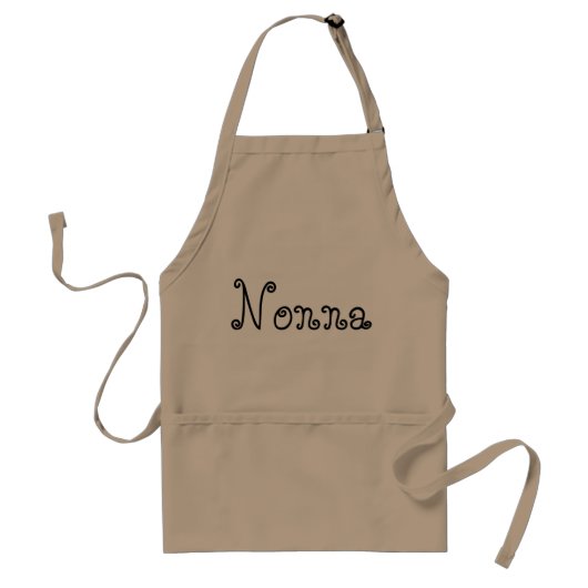 "Nonna" Apron Standaard Schort (Voorkant)