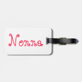 "Nonna" Bagagelabel (Achterkant horizontaal)