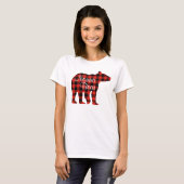 Nonna Beer plaid T-shirt (Voorkant volledig)