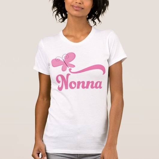 Nonna Butterfly Gift T-shirt (Voorkant)