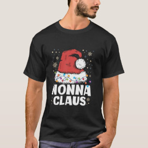 Nonna Claus Kerstfamilie Matching Kerstman C T-shirt