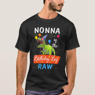 Nonna Dinosaur Funny Cute Birthday Boy Family App T-shirt