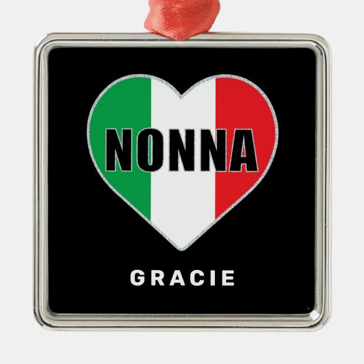 Nonna Gepersonaliseerd Ornament (Voorkant)