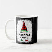 Nonna Gnome Buffalo Plaid Matching Family Xmas Paj Koffiemok (Links)