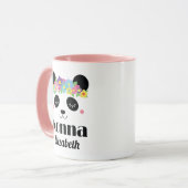 Nonna Grandma Panda Gepersonaliseerd Mok (Voorkant links)