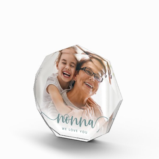 Nonna Grandma Script Overlay Fotoblokken (Rechts)