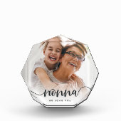 Nonna Grandma Script Overlay Fotoblokken (Voorkant)