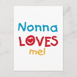 Nonna houdt van me T-shirts en cadeautjes Briefkaart