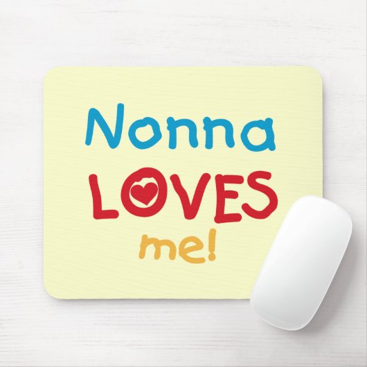 Nonna houdt van me T-shirts en cadeautjes Muismat (Met muis)