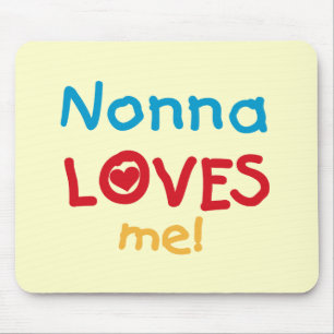 Nonna houdt van me T-shirts en cadeautjes Muismat