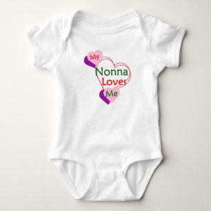 Nonna houdt van mij baby body romper