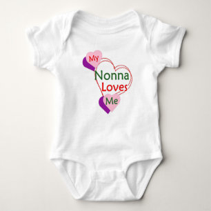 Nonna houdt van mij Baby bodysuit