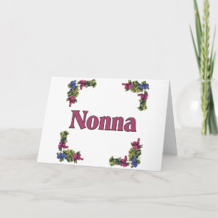 Nonna (Italiaanse grootmoeder) Feestdagen Kaart